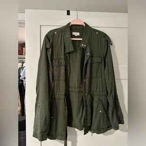 LOFT Green Utility Jacket